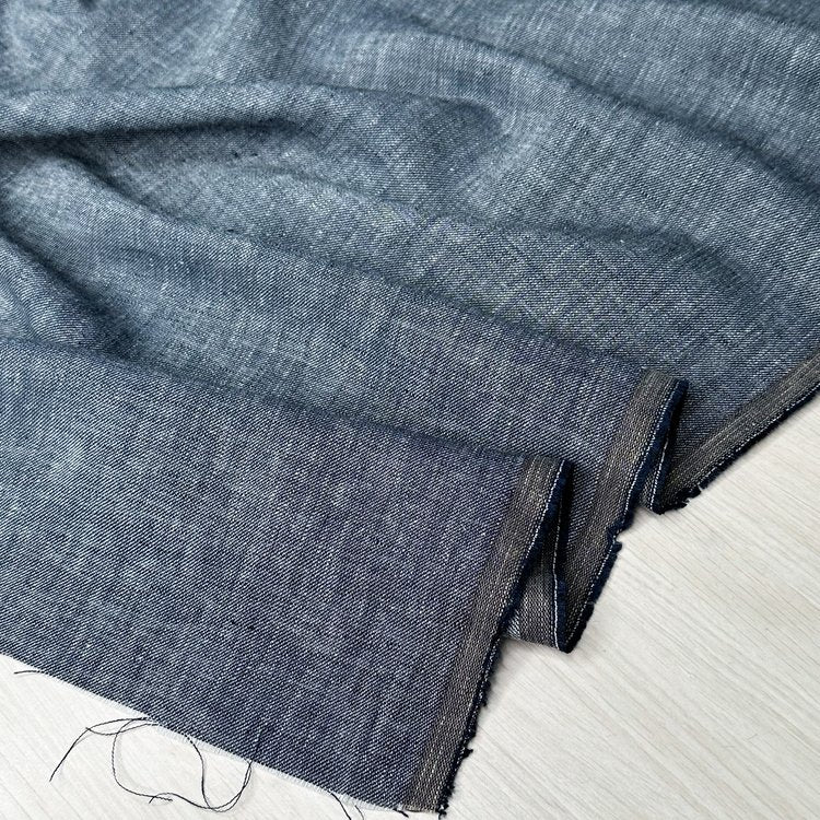 Yarn-Dyed Linen/Cotton - Navy